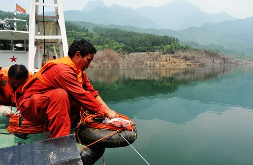 川西北部中坝地区二维勘探测线穿越江油市武引水库