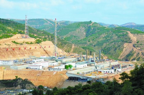 长庆油田第四天然气净化厂工程结束进入吹扫试压阶段